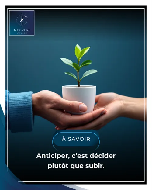  La transmission se prépare bien avant l’urgence.