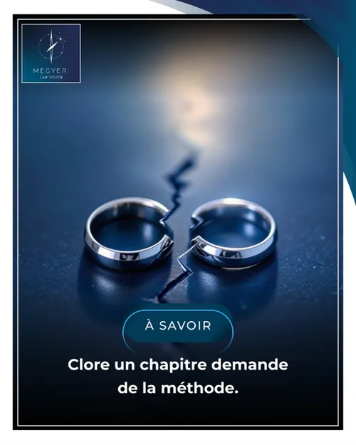  Une séparation est aussi une réorganisation juridique.